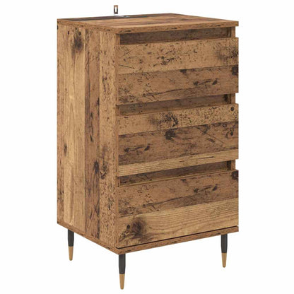 Sideboard mit Schubladen Altholz 35 x 40 x 70 cm Holzwerkstoff