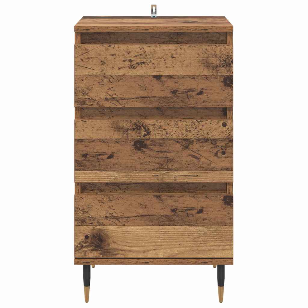 Sideboard mit Schubladen Altholz 35 x 40 x 70 cm Holzwerkstoff