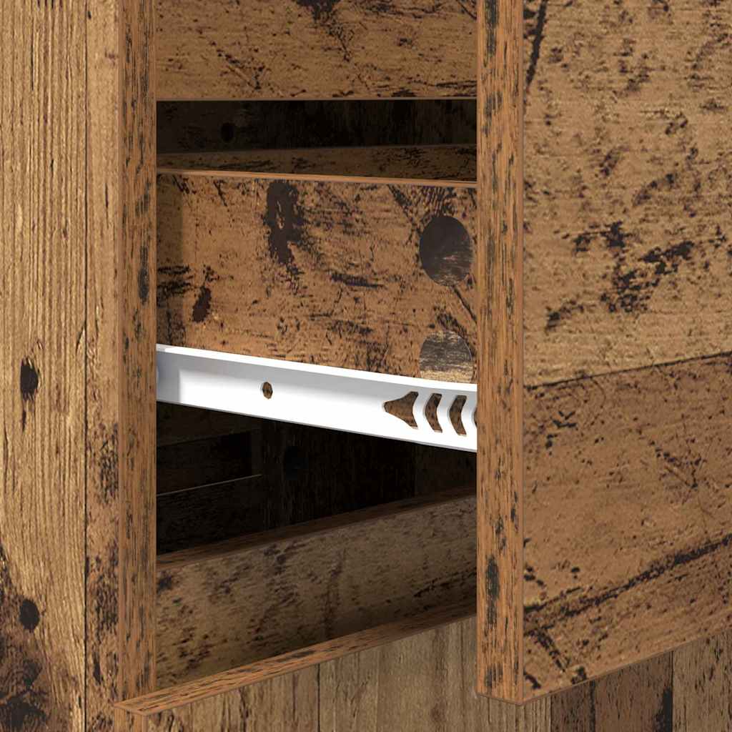 Sideboard mit Schubladen Altholz 35 x 40 x 70 cm Holzwerkstoff