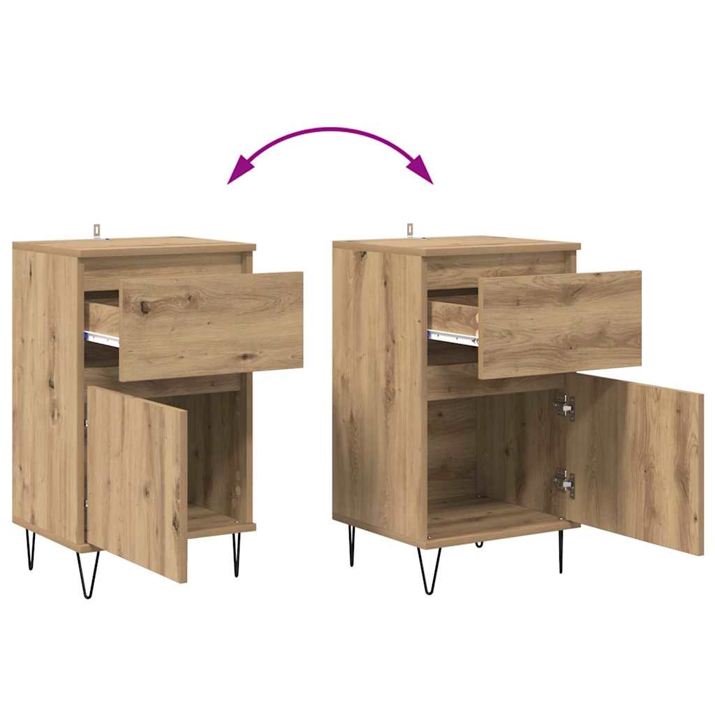 Sideboard Artisan-Eiche 35 x 40 x 70 cm Holzwerkstoff