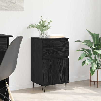 Sideboard Schwarz Eichen-Optik 35 x 40 x 70 cm Holzwerkstoff
