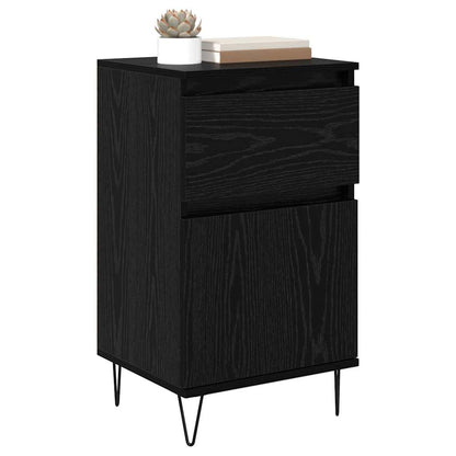 Sideboard Schwarz Eichen-Optik 35 x 40 x 70 cm Holzwerkstoff