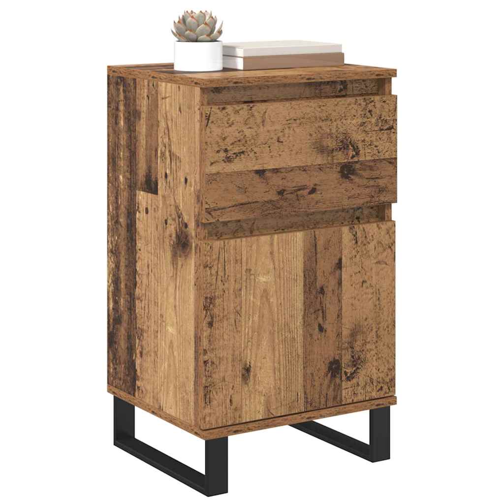 Sideboard mit Schubladen Altholz 35 x 40 x 70 cm Holzwerkstoff