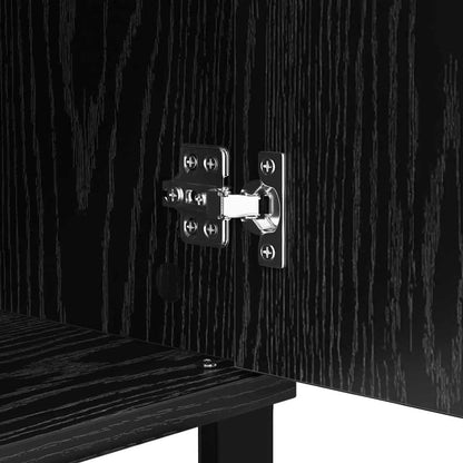Sideboard Schwarz Eichen-Optik 35 x 40 x 70 cm Holzwerkstoff