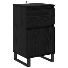 Sideboard Schwarz Eichen-Optik 35 x 40 x 70 cm Holzwerkstoff