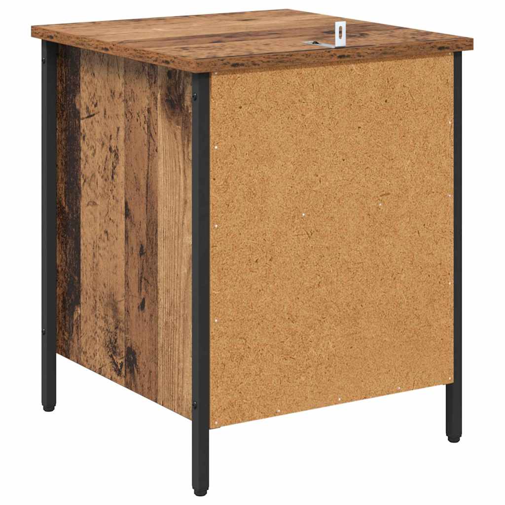 Nachttisch 2 pcs Altholz 40 x 42 x 50 cm Holzwerkstoff