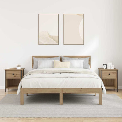 Nachttisch 2 pcs Artisan-Eiche 40 x 42 x 50 cm Holzwerkstoff