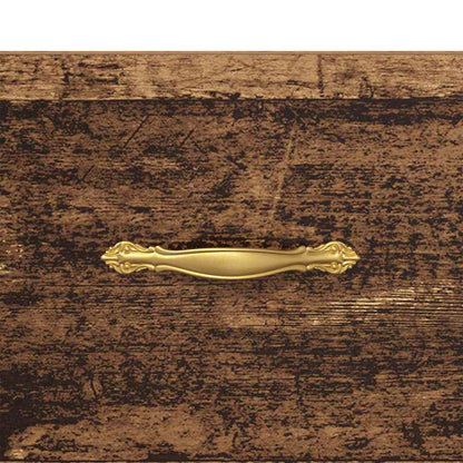 Nachttisch 2 pcs Altholz 40 x 35 x 47,5 cm Holzwerkstoff