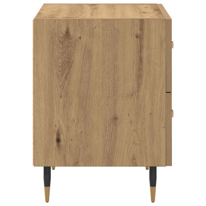 Nachttisch 2 pcs Artisan-Eiche 40 x 35 x 47,5 cm Holzwerkstoff