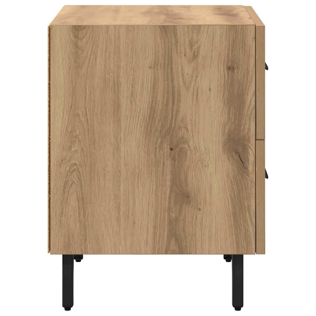 Nachttisch 2 pcs Artisan-Eiche 40 x 35 x 47,5 cm Holzwerkstoff