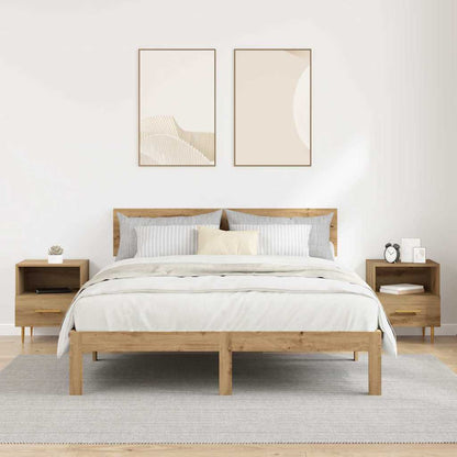 Nachttisch 2 pcs Braun 40 x 35 x 47,5 cm Holzwerkstoff