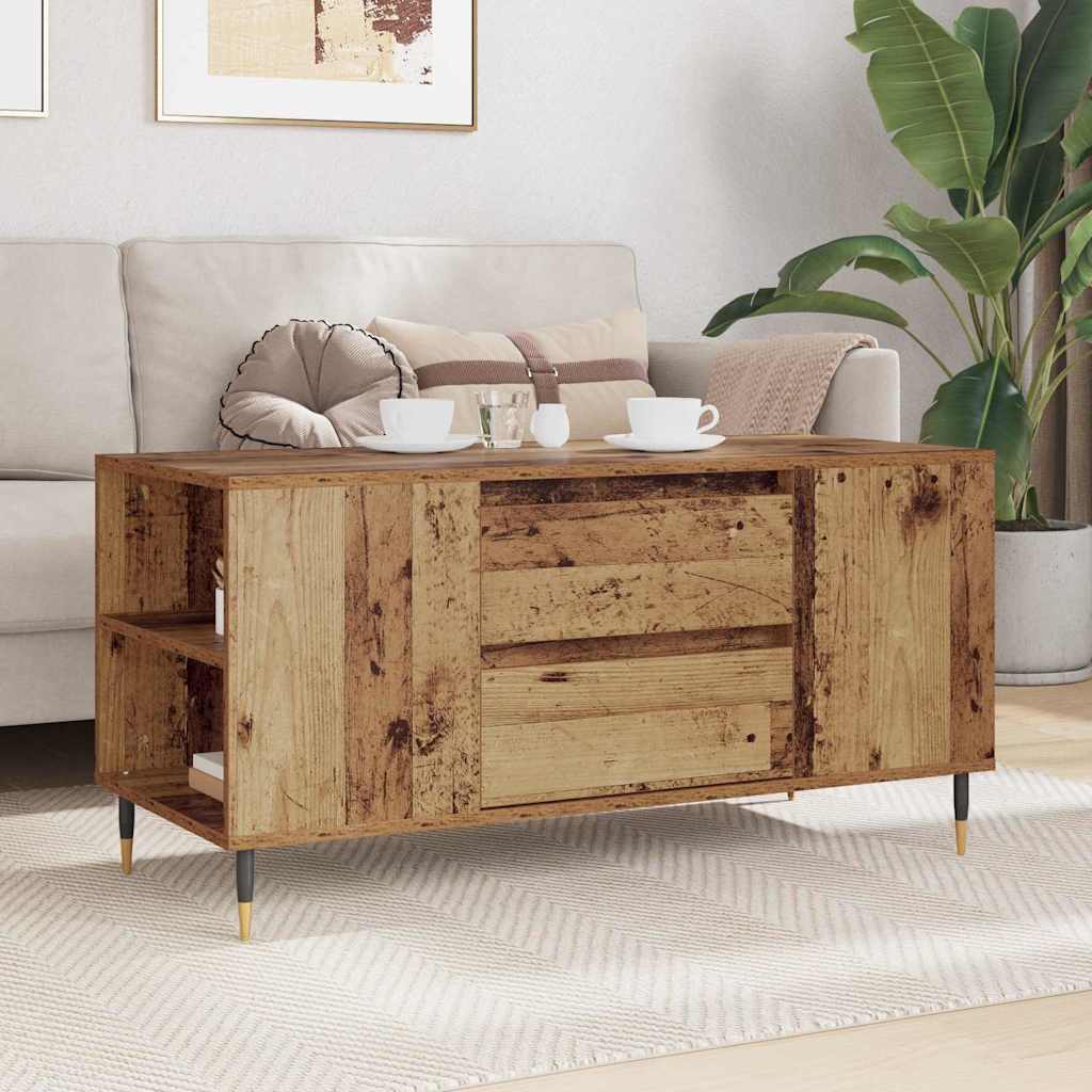 Couchtisch Altholz 102 x 44,5 x 50 cm Holzwerkstoff
