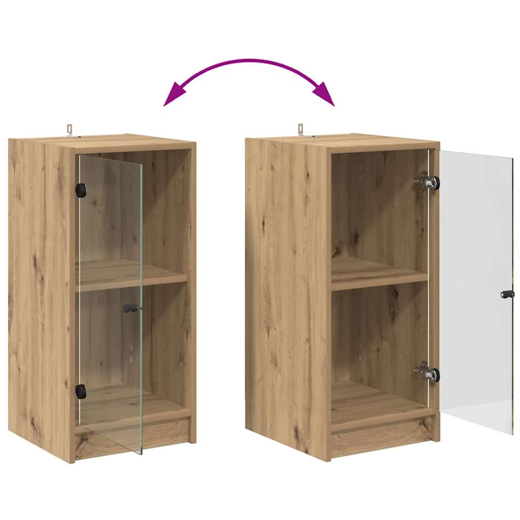 Sideboard Artisan-Eiche 35 x 37 x 76 cm Holzwerkstoff