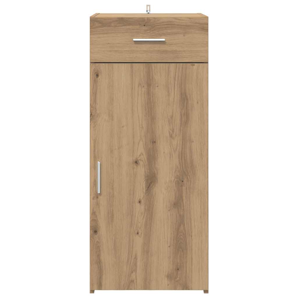 Sideboard Schwarz Eichen-Optik 42,5 x 40 x 93 cm Holzwerkstoff