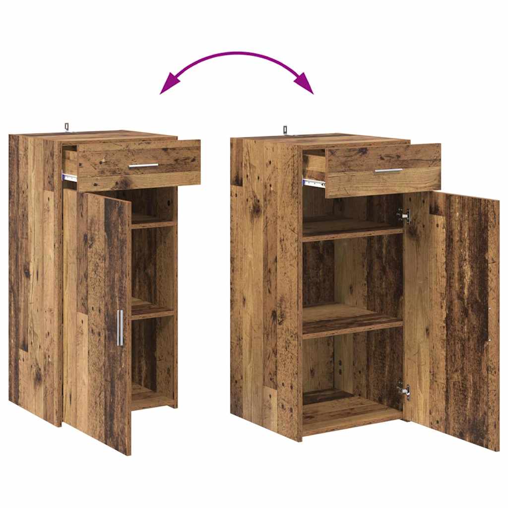 Sideboard Altholz 42,5 x 40 x 93 cm Holzwerkstoff