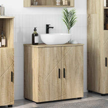 Badezimmer Schrank Sonoma-Eiche 61 x 35 x 64 cm Holzwerkstoff