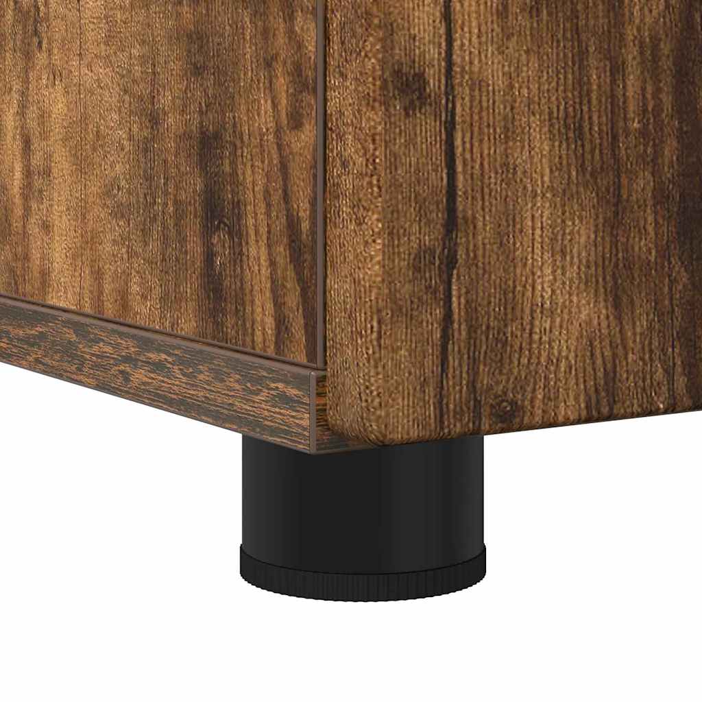 Badezimmer Schrank Räuchereiche 61 x 35 x 64 cm Holzwerkstoff