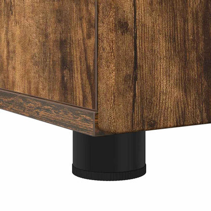 Badezimmer Schrank Räuchereiche 61 x 35 x 64 cm Holzwerkstoff