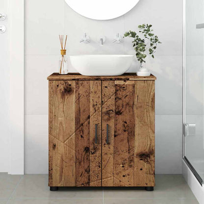 Badezimmer Schrank Altholz 61 x 35 x 64 cm Holzwerkstoff