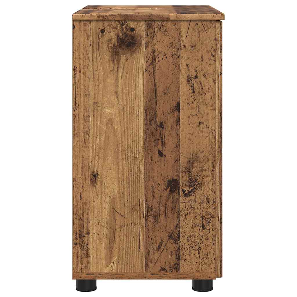Badezimmer Schrank Altholz 61 x 35 x 64 cm Holzwerkstoff