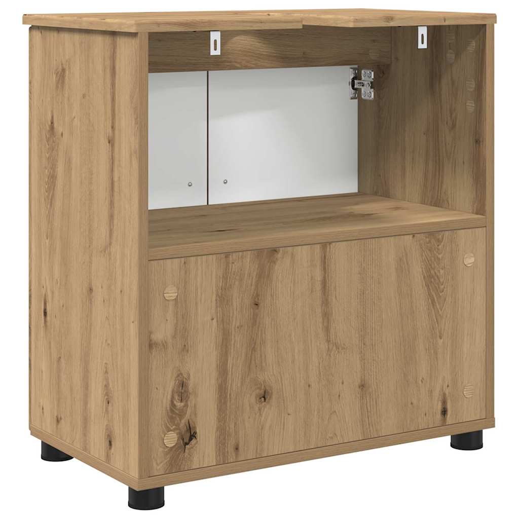 Badezimmer Schrank Artisan-Eiche 61 x 35 x 64 cm Holzwerkstoff