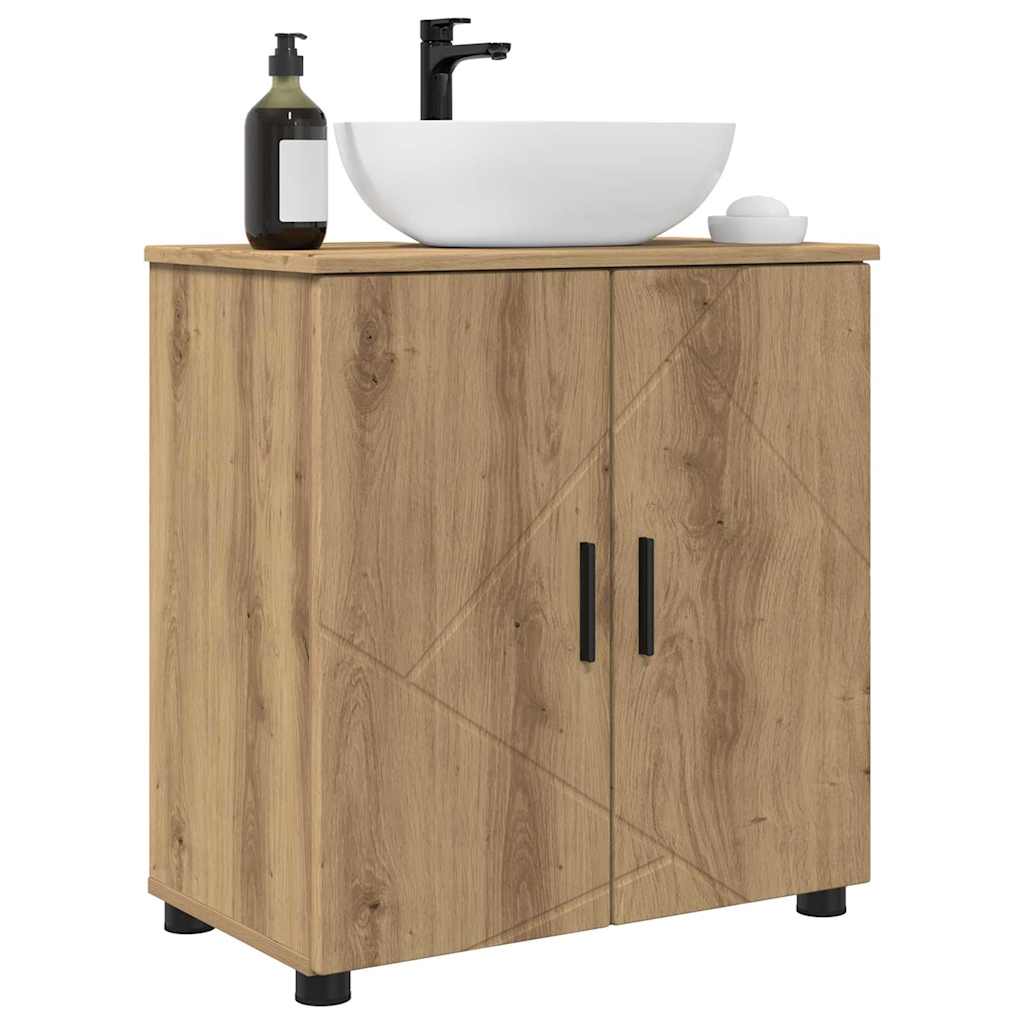 Badezimmer Schrank Artisan-Eiche 61 x 35 x 64 cm Holzwerkstoff