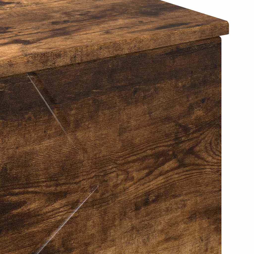 Badezimmer Schrank Räuchereiche 76,5 x 35 x 64 cm Holzwerkstoff