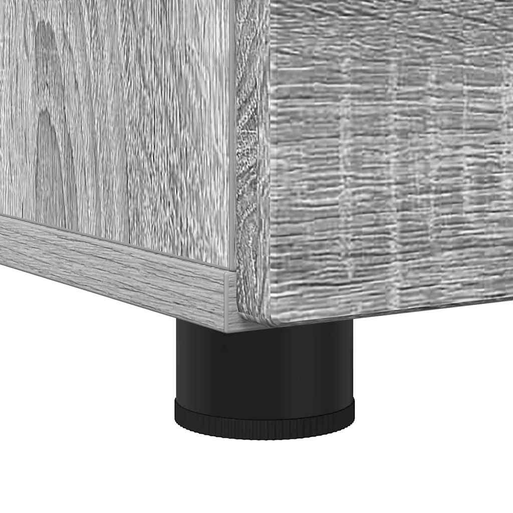 Badezimmer Schrank Grau Sonoma 76,5 x 35 x 64 cm Holzwerkstoff