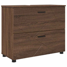 Badezimmer Schrank Braun Eichen-Optik 76,5 x 35 x 64 cm