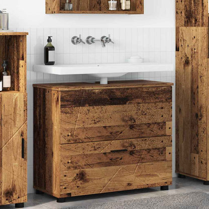Badezimmer Schrank Altholz 76,5 x 35 x 64 cm Holzwerkstoff