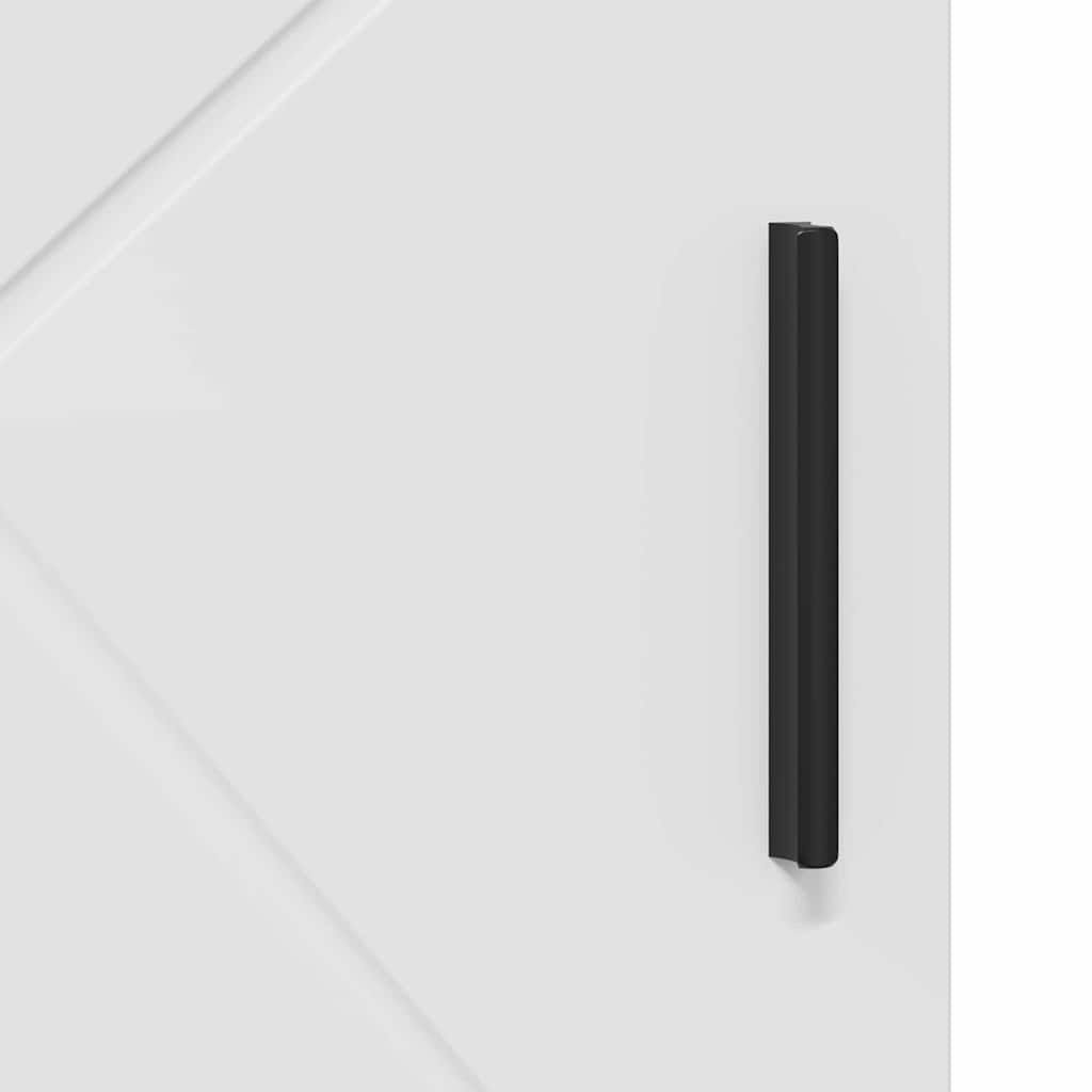 Badezimmer Schrank mit Regal Weiß 60 x 35 x 80 cm Holzwerkstoff