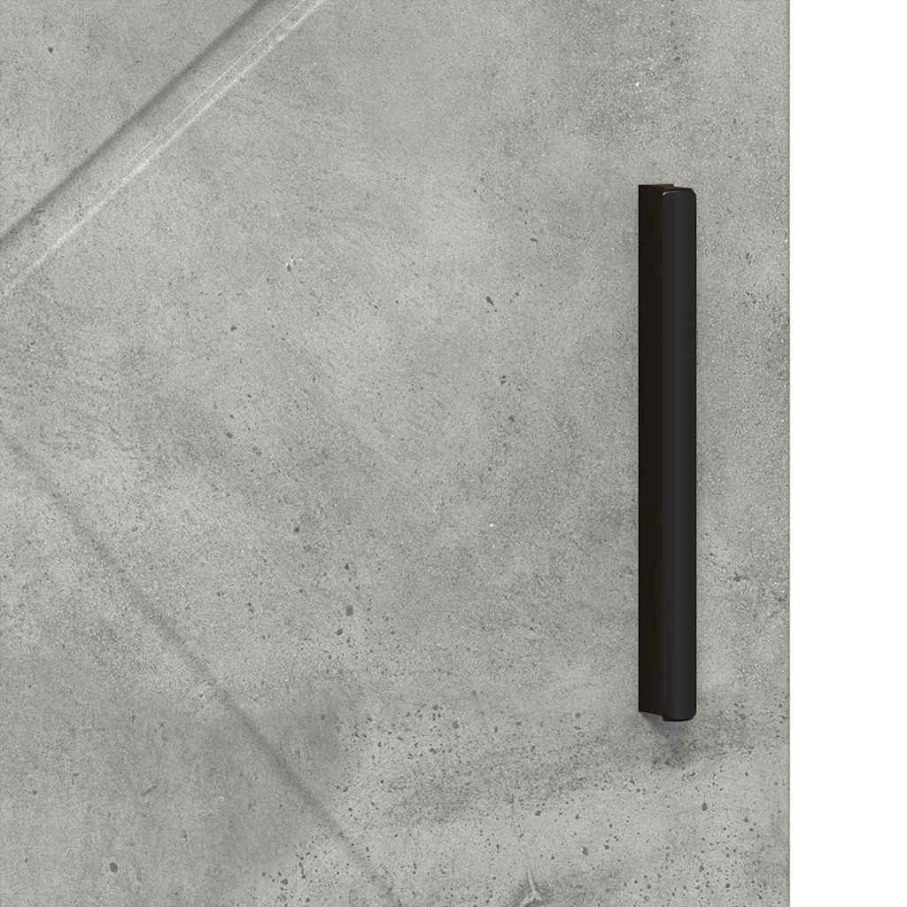 Badezimmer Schrank Betongrau 60 x 35 x 80 cm Holzwerkstoff