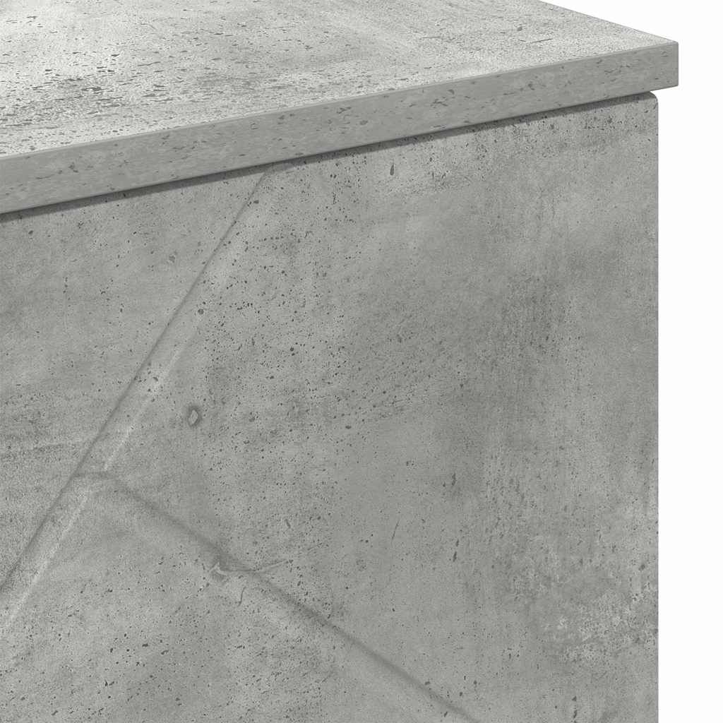 Badezimmer Schrank Betongrau 60 x 35 x 80 cm Holzwerkstoff