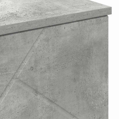 Badezimmer Schrank Betongrau 60 x 35 x 80 cm Holzwerkstoff