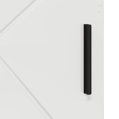 Badezimmer Schrank Hochglanz-Weiß 60 x 35 x 80 cm Holzwerkstoff