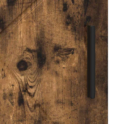 Badezimmer Schrank Räuchereiche 60 x 35 x 80 cm Holzwerkstoff