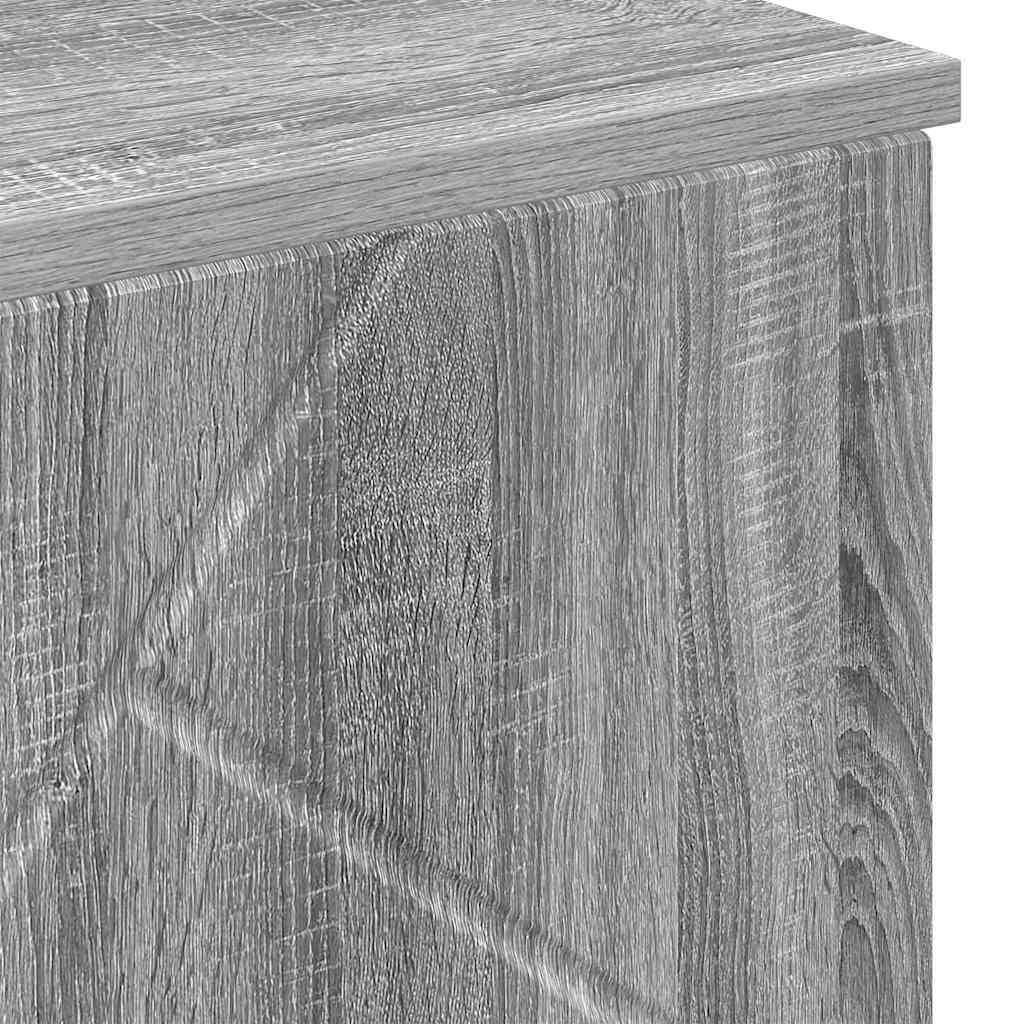 Badezimmer Schrank Grau Sonoma 60 x 35 x 80 cm Holzwerkstoff