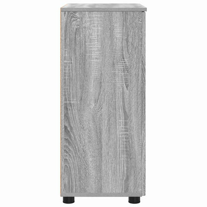 Badezimmer Schrank Grau Sonoma 60 x 35 x 80 cm Holzwerkstoff