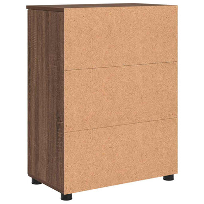 Badezimmer Schrank mit Regal Braun Eichen-Optik 60 x 35 x 80 cm
