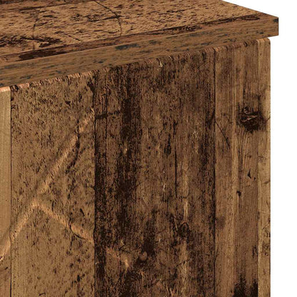 Badezimmer Schrank Altholz 60 x 35 x 80 cm Holzwerkstoff