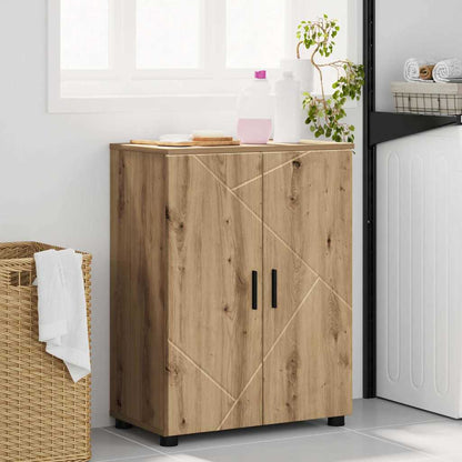 Badezimmer Schrank Artisan-Eiche 60 x 35 x 80 cm Holzwerkstoff