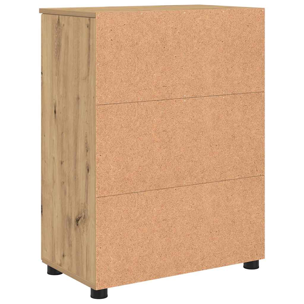 Badezimmer Schrank Artisan-Eiche 60 x 35 x 80 cm Holzwerkstoff