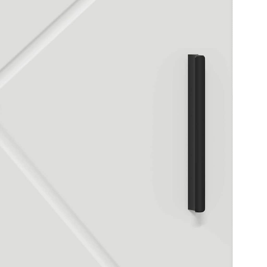 Badezimmer Schrank mit Regal Weiß 30 x 35 x 95 cm Holzwerkstoff