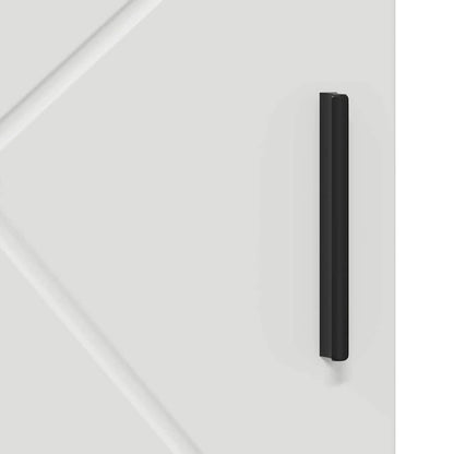 Badezimmer Schrank mit Regal Weiß 30 x 35 x 95 cm Holzwerkstoff