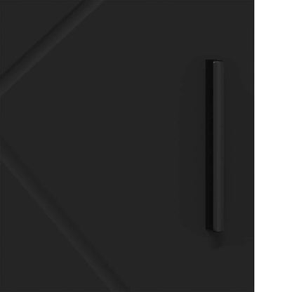 Badezimmer Schrank Schwarz 30 x 35 x 95 cm Holzwerkstoff