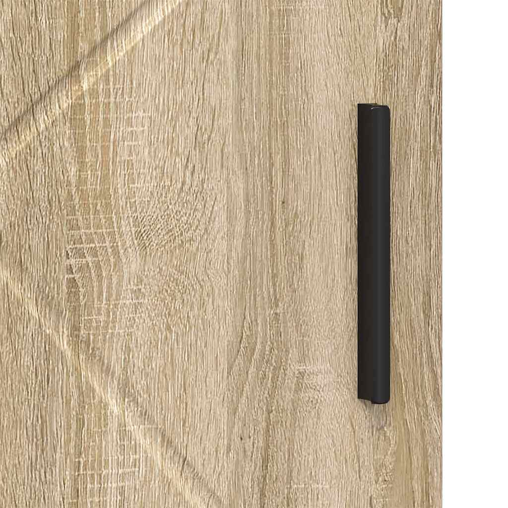 Badezimmer Schrank Sonoma-Eiche 30 x 35 x 95 cm Holzwerkstoff