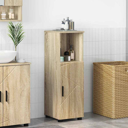 Badezimmer Schrank Sonoma-Eiche 30 x 35 x 95 cm Holzwerkstoff