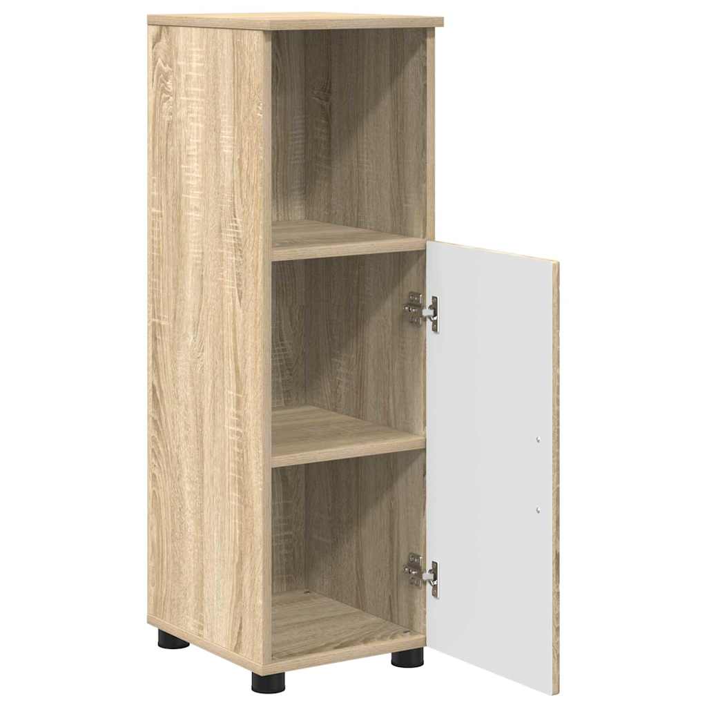 Badezimmer Schrank Sonoma-Eiche 30 x 35 x 95 cm Holzwerkstoff