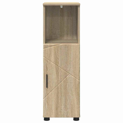 Badezimmer Schrank Sonoma-Eiche 30 x 35 x 95 cm Holzwerkstoff