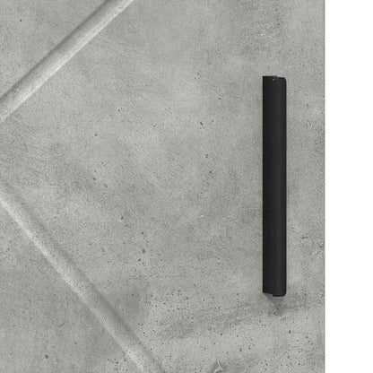 Badezimmer Schrank Betongrau 30 x 35 x 95 cm Holzwerkstoff